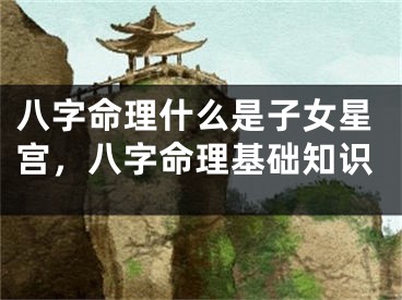 八字命理什么是子女星宫，八字命理基础知识