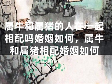 属牛和属猪的人在一起相配吗婚姻如何，属牛和属猪相配婚姻如何
