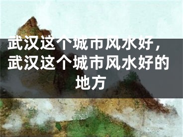武汉这个城市风水好,武汉这个城市风水好的地方