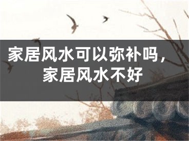 家居风水可以弥补吗，家居风水不好