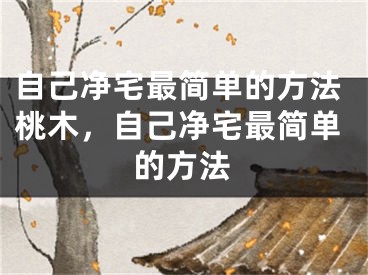 自己净宅最简单的方法桃木，自己净宅最简单的方法