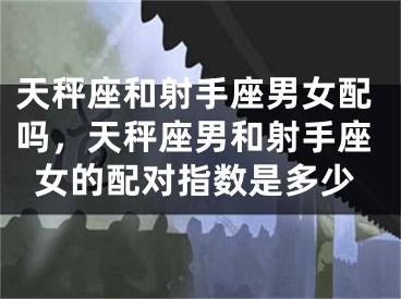 天秤座和射手座男女配吗,天秤座男和射手座女的配对指数是多少