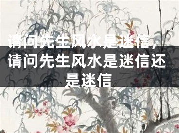 请问先生风水是迷信，请问先生风水是迷信还是迷信
