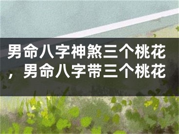 男命八字神煞三个桃花，男命八字带三个桃花