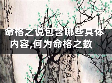 命格之说包含哪些具体内容,何为命格之数