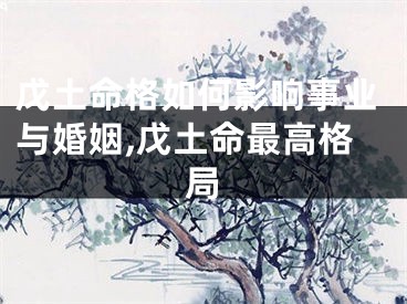 戊土命格如何影响事业与婚姻,戊土命最高格局