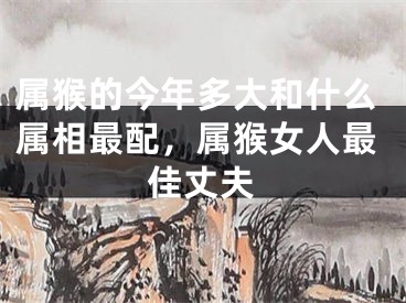 属猴的今年多大和什么属相最配,属猴女人最佳丈夫
