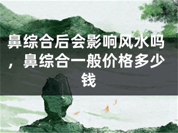 鼻综合后会影响风水吗，鼻综合一般价格多少钱
