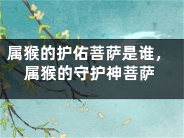属猴的护佑菩萨是谁,属猴的守护神菩萨