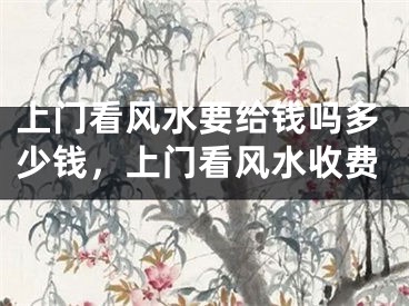 上门看风水要给钱吗多少钱，上门看风水收费