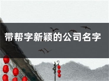 带帮字新颖的公司名字