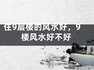 住9层楼的风水好，9楼风水好不好