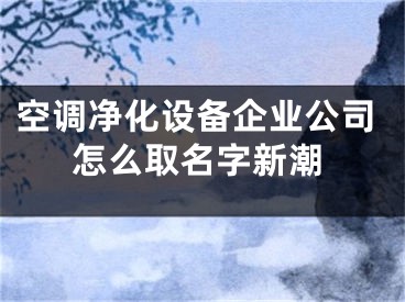 空调净化设备企业公司怎么取名字新潮