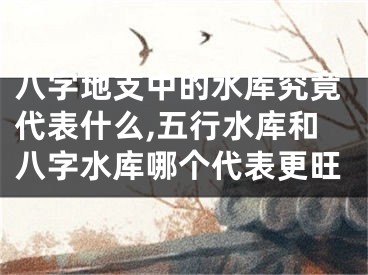 八字地支中的水库究竟代表什么,五行水库和八字水库哪个代表更旺