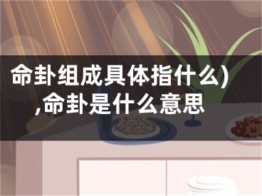 命卦组成具体指什么),命卦是什么意思