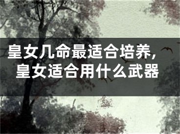 皇女几命最适合培养,皇女适合用什么武器