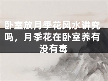 卧室放月季花风水讲究吗，月季花在卧室养有没有毒