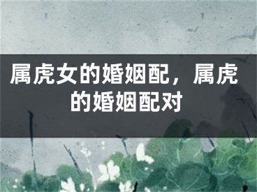 属虎女的婚姻配，属虎的婚姻配对