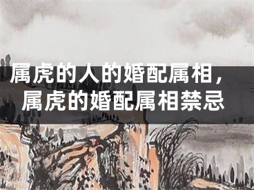 属虎的人的婚配属相，属虎的婚配属相禁忌