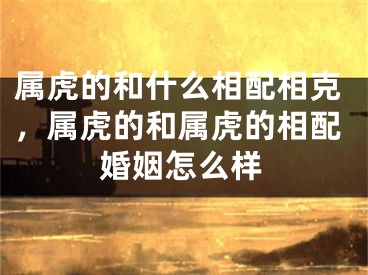 属虎的和什么相配相克，属虎的和属虎的相配婚姻怎么样