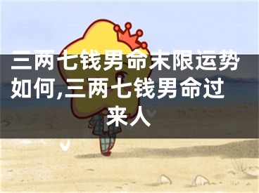 三两七钱男命末限运势如何,三两七钱男命过来人