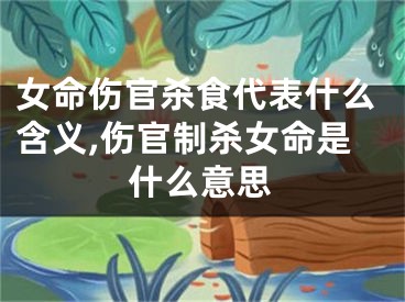 女命伤官杀食代表什么含义,伤官制杀女命是什么意思