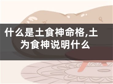 什么是土食神命格,土为食神说明什么