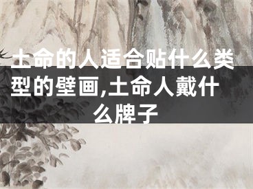 土命的人适合贴什么类型的壁画,土命人戴什么牌子