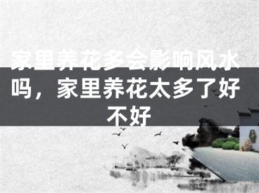 家里养花多会影响风水吗，家里养花太多了好不好