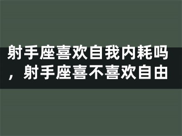 射手座喜欢自我内耗吗，射手座喜不喜欢自由