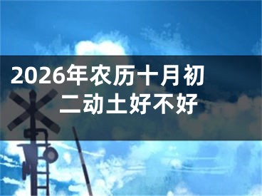 2026年农历十月初二动土好不好