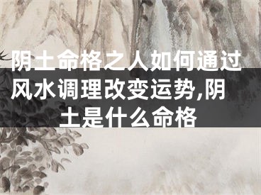 阴土命格之人如何通过风水调理改变运势,阴土是什么命格