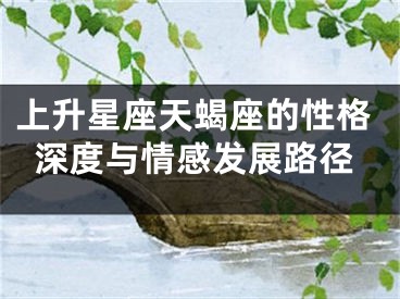 上升星座天蝎座的性格深度与情感发展路径