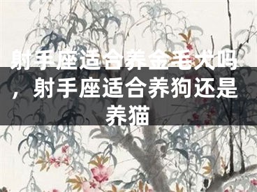 射手座适合养金毛犬吗，射手座适合养狗还是养猫