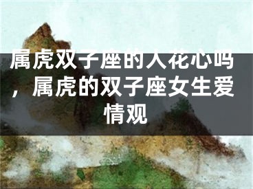 属虎双子座的人花心吗,属虎的双子座女生爱情观