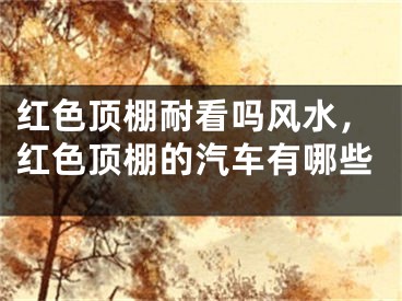 红色顶棚耐看吗风水，红色顶棚的汽车有哪些