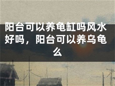 阳台可以养龟缸吗风水好吗，阳台可以养乌龟么