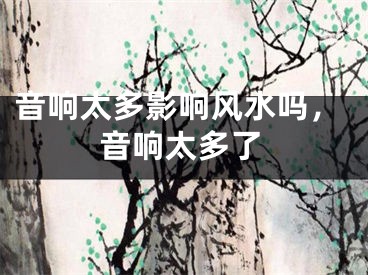 音响太多影响风水吗，音响太多了