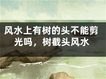 风水上有树的头不能剪光吗，树截头风水