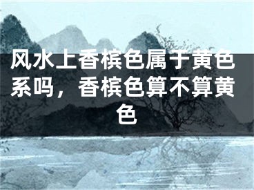 风水上香槟色属于黄色系吗，香槟色算不算黄色