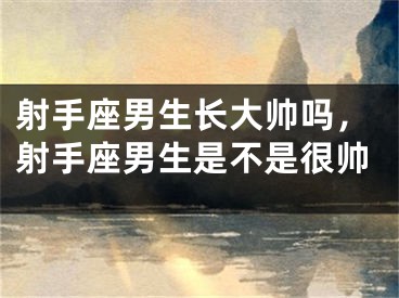 射手座男生长大帅吗，射手座男生是不是很帅
