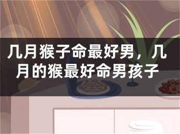 几月猴子命最好男，几月的猴最好命男孩子